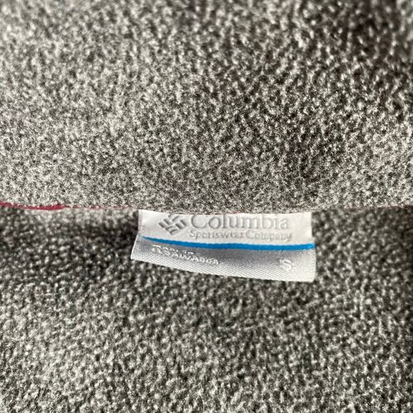 Columbia PFG Texas A&M University Grey Maroon Fleece Snap Fleece Sweater - Picture 4 of 5